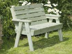 dean two seat garden bench